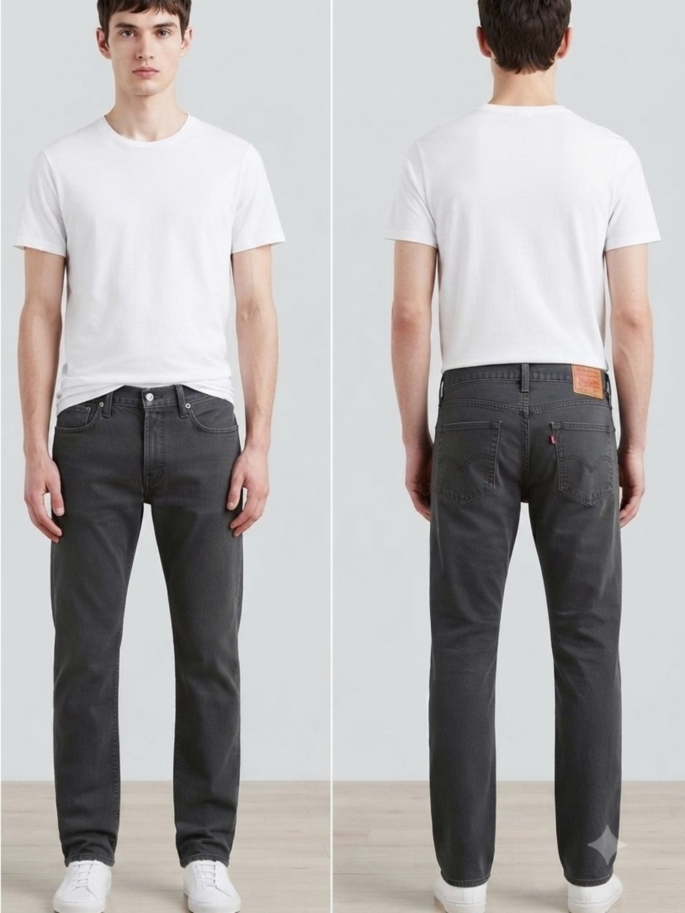 Levi's Men's Slim Jeans in Charcoal Gray